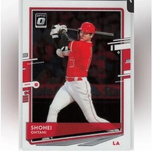 Shohei Ohtani 2020 Donruss Optic MLB Baseball Card
